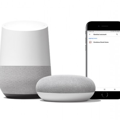 Servizio Combivox Voice Cloud - Assistenti vocali Google Home e Amazon Alexa