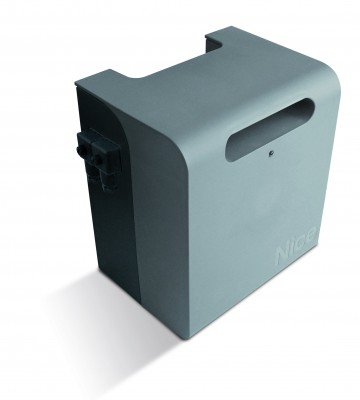 Box batteria 24 V con circuito di controllo maniglie di trasporto