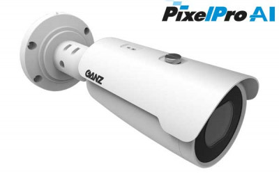 Bullet PixelPro AI - PRO, IP66/IK10, 2.8-12mm, MFZ, P-Iris, 5MP, PixelPro, D&N meccanica, TWDR, Triplo Streaming, H.265/H.264, slot per Micro SD (scheda non inclusa), 1x I/O allarme ed audio, Onvif Profile S. LED IR portata 30m.