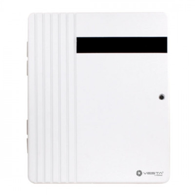 Centrale d’allarme ibrida con comunicatori IP e 2G a 16 zone cablate espandibile fino a 640 zone totali
