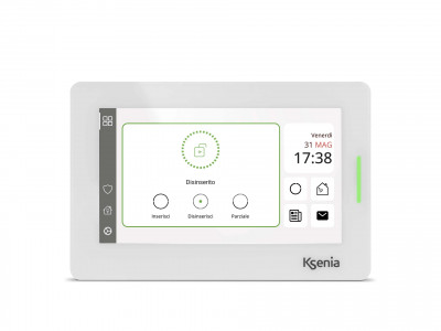 CREO-S - Tastiera touch BUS da interno Bianca