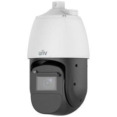 Dome Motorizzata IP Uniview - Gamma Pro 4 MP | Ottica motorizzata 6~252 mm | 42X Zoom IR 500 m | WDR 140 dB | microSD 256 GB LightHunter | Conteggio persone Giroscopio | Rilevamento del traffico | Metadati PoE++ | SIP | Allarme | Audio | IP67 | IK10