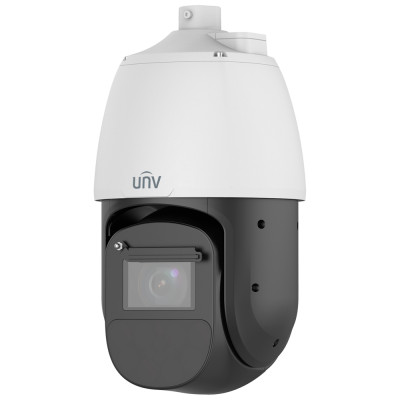 Dome Motorizzata IP Uniview - Gamma Pro 4 MP | Ottica motorizzata 6~252 mm | 42X Zoom IR 500 m | WDR 140 dB | microSD 256 GB LightHunter | Conteggio persone Giroscopio | Rilevamento del traffico | Metadati PoE++ | SIP | Allarme | Audio | IP67 | IK10