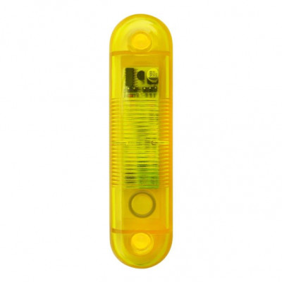 Lampeggiante/Segnalatore luminoso per esterno a led 12/24V resistente all'acqua (Giallo)