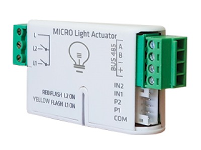 Micro Light Modulo domotico su BUS RS485 a 12 V
