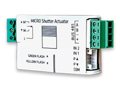 Micro Shutter Modulo domotico su BUS RS485 a 12 V