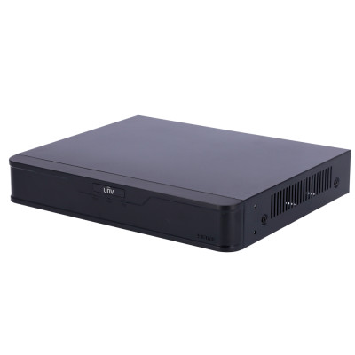 NVR per videocamere IP Gamma Prime 16 CH video / Compressione Ultra H.265 Risoluzione massima 8Mpx Larghezza di banda 80 Mbps Ammette 1 hard disk