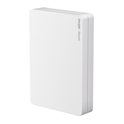 Reyee AP Wi-Fi Omnidirezionale a Parete 6 Frequenza 2.4 e 5 GHz / 160MHz Larghezza di Banda Prestazioni Wi-Fi fino a 3000 Mbps Antenne MU-MIMO 2x2 in 2.4GHz, 2x2 in 5GHz Installazione su scatole di derivazione / 4 Porte RJ45