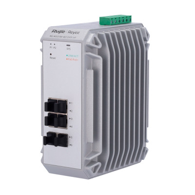 Reyee Cloud L2 Full Managed Industrial Switch IP40. 4x1GE PoE+ 120W 2xSFP.