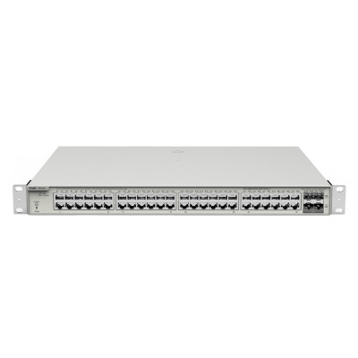 Reyee Cloud L2+ Full Managed Rack 19 Switch 48xGE PoE+ 4xSFP+ Power Budget 370W