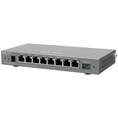 Reyee Cloud Router 8xGE 1xSFP. 200 utenti simultanei, VPN, Load Balancing, 600Mbps Throughput e fino a 4 WAN
