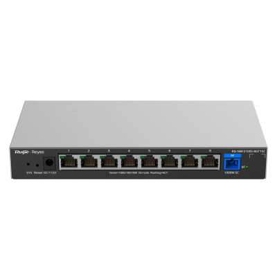Reyee e-Lighten Managed Switch (ONU) 1xPON 8xGE PoE+. Power Budget 120W.