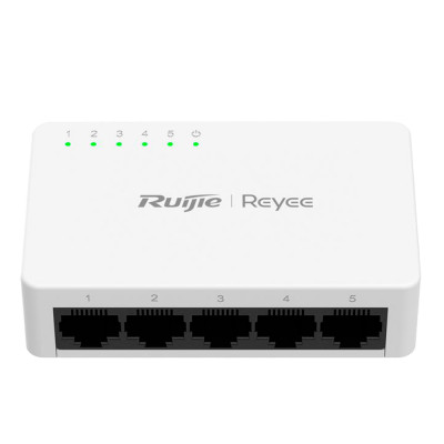 Reyee Switch unmanaged 5xGE con case in plastica