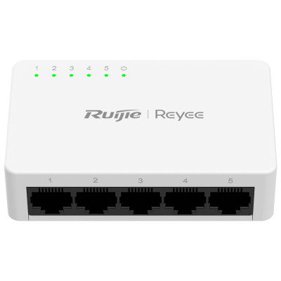 Reyee Switch unmanaged 8xFE con case in plastica