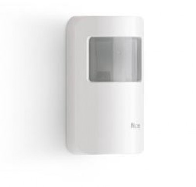 Rivelatore Pet immune a doppia tecnologia (infrarossi e microonde), portata 12m 90°, con lente a ventaglio e funzione antiaccecamento, radio bidirezionale Dual Band