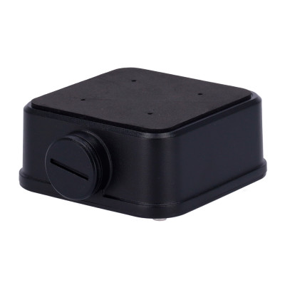 Scatola di giunzione Per telecamere bullet Per esterni Installazione a tetto o parete Colore Nero Passacavo