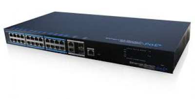 SWITCH FANLESS MANAGED L3 RACK 24P.POEGBIT+4PORTEUPLINK10G SF