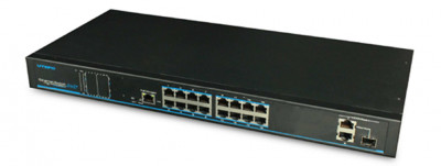 SWITCH RACK POE+WEB MAN.N.16 10/100MBITN.2RJ45+N.1SFPGBIT COMBO