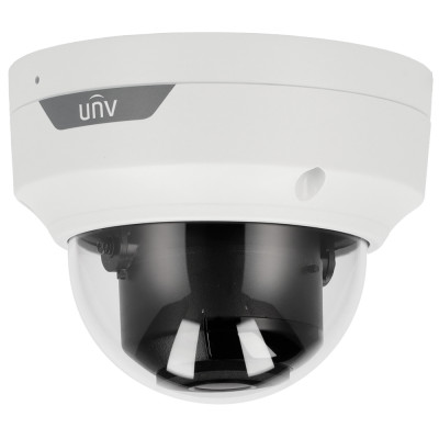 Telecamera Dome IP Uniview - Easy 4 MP | Ottica 4 mm | microSD 512 GB WDR 120 dB | Microfono Color Hunter con tecnologia WISE-ISP PoE | UMD | SIP Lite | IP67 | IK10 Pulsante di reset