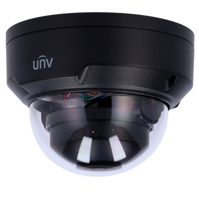 Telecamera Dome IP Uniview - Gamma Prime 4 MP | Ottica 2.8 mm | microSD 256 GB IR 30m | WDR 120 dB LightHunter | Analisi statistica PoE | SIP | UMD | IP67 | IK10 Audio | Allarmi | Colore Nero