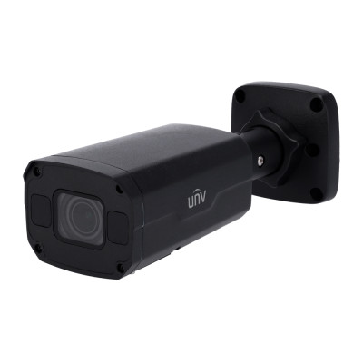 Telecamera IP 5 Megapixel Color Nero Gamma Prime Lente motorizzata AF 2.7~13.5 mm / WDR IR LED Portata 50 m | Audio e Allarmi Algoritmo AI | Evita i falsi allarmi Interface WEB, CMS, Smartphone e NVR