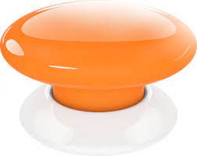 The Button Pulsante universale wireless arancione