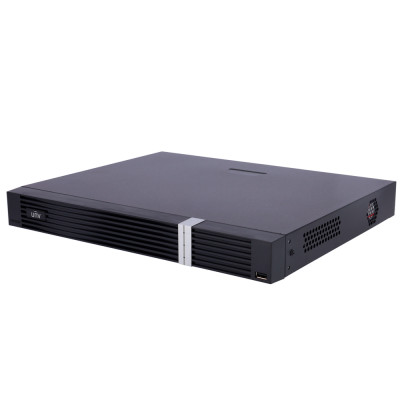 Uniview Gamma Prime NVR per videocamere IP Risoluzione fino a 12 Mpx 16CH vídeo / Compressione U-265 / 16 porte PoE Supporta SIP fino a 4CH / Riconoscimento facciale 2HDD / Allarmi