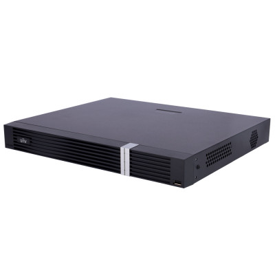 Uniview Gamma Prime NVR per videocamere IP Risoluzione fino a 12 Mpx 9 CH video / Compressione Ultra265 Supporta SIP fino a 4CH / Riconoscimento facciale 2HDD / Allarmi